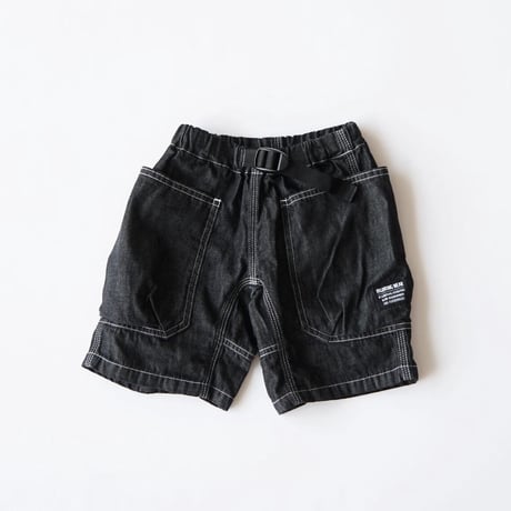 seek denim shorts BLACK (highking) 100～150cm
