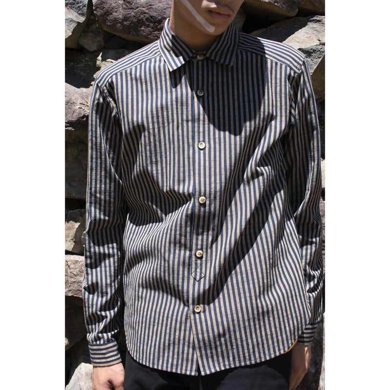 38 CMS / SH01 : 棒縞SHIRT | 38works 38 CMS / SH01 : 棒縞SHIRT | 38works