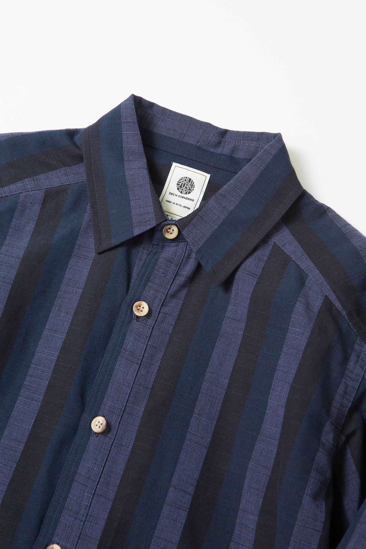 38 CMS / SH02 : 黒かつお縞SHIRT | 38works