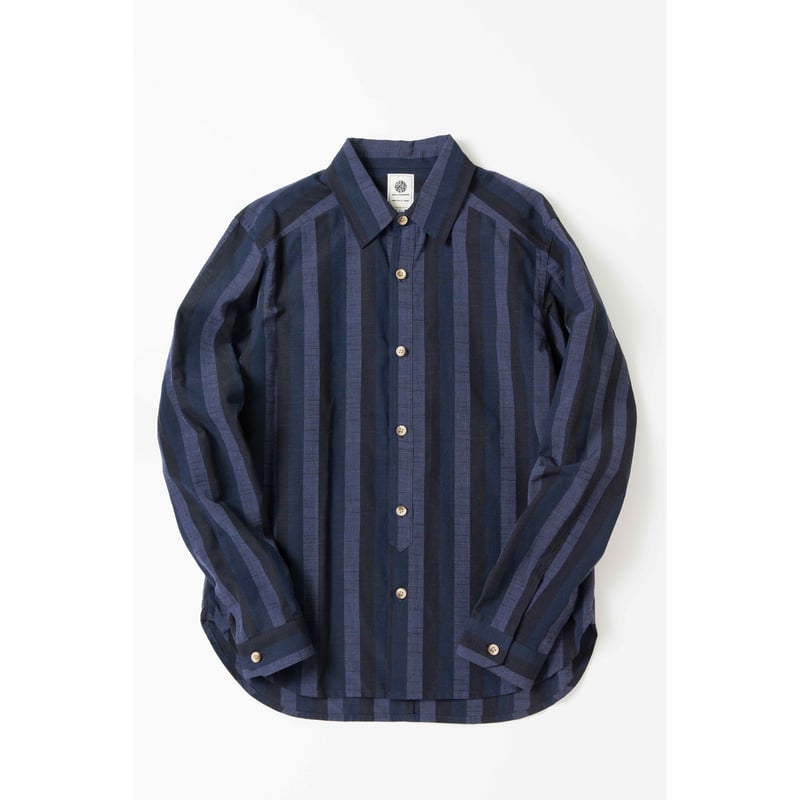 38 CMS / SH02 : 黒かつお縞SHIRT | 38works