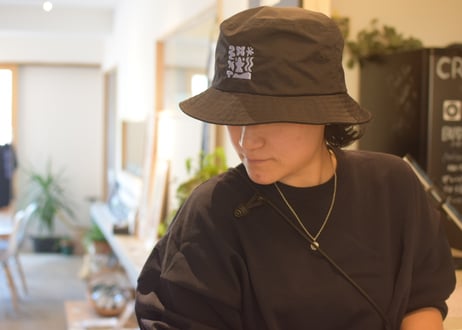 【Nylon Bucket Hat"Motif"】Myoko coffee×NIGATA SOUVENIR CLUB