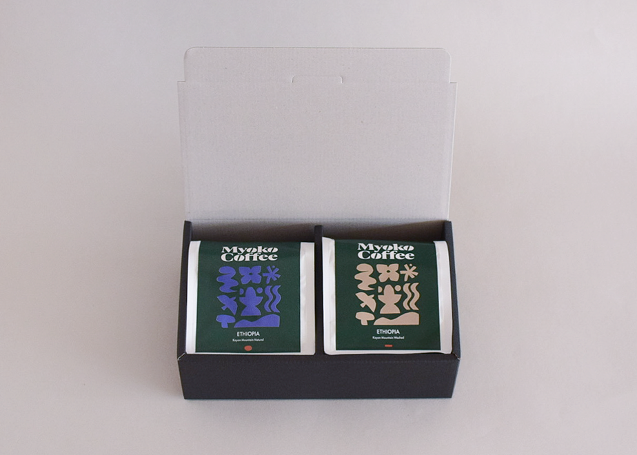 コーヒー豆12袋 コーヒー豆 ギフトボックス （浅煎り150g × 2種類）