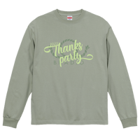 ［SALE］THANKS PARTY Long Tee【グリーン】