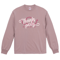 ［SALE］THANKS PARTY Long Tee【ピンク】