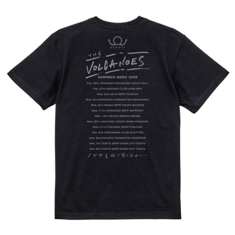 ［SALE］THE VOLCANOES tour Tee【Black】