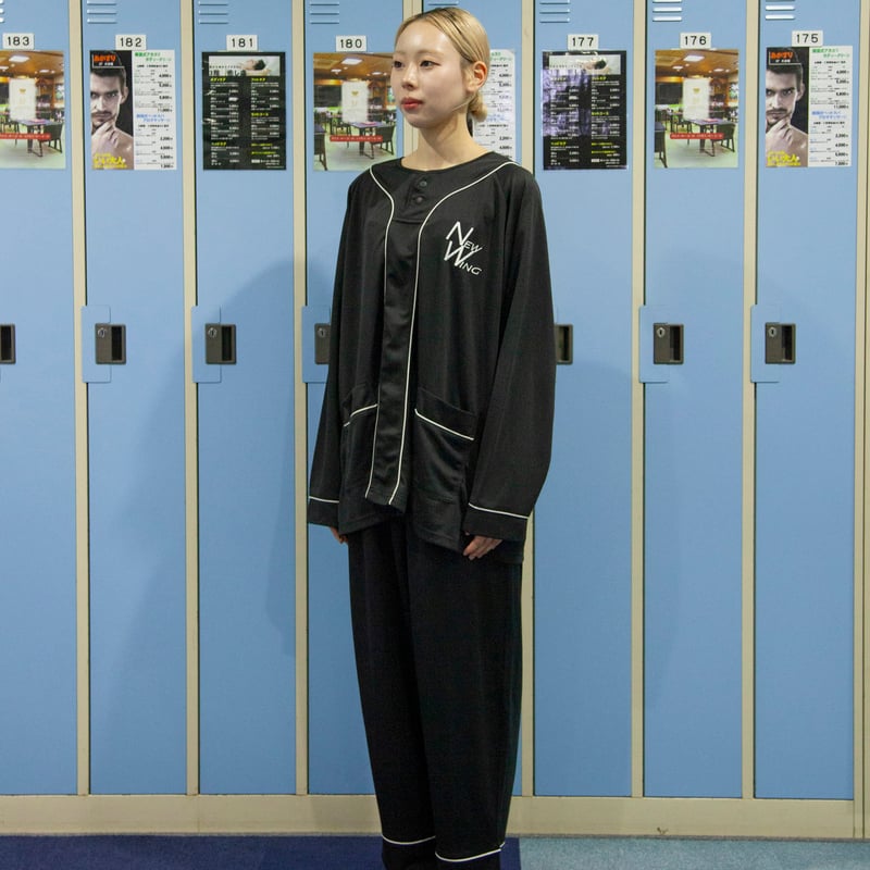公式コラボ】ニューウイング館内着 BLKシリーズ | サウナグッズ