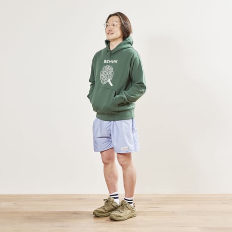 サウナパンツ アップデート ライトブルーxメッシュ（ネオンイエロー）