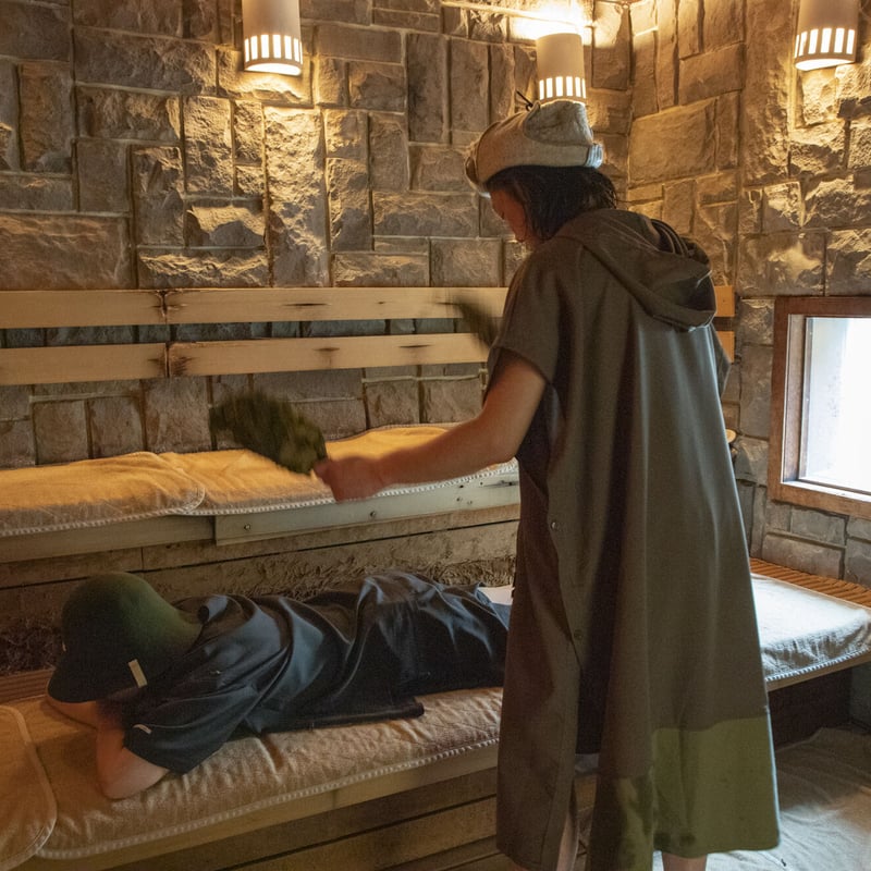 制作事例】Sauna↔︎Living テントサウナポンチョ | サウナグッズ研究室