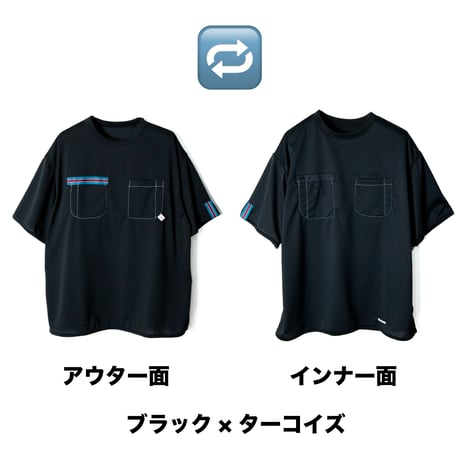 【機能性R/V】トリコロールテープTシャツ