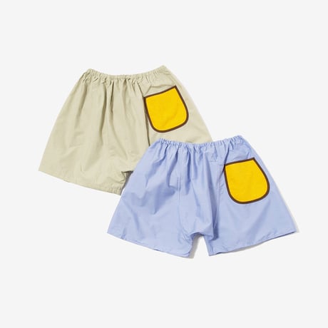 サウナパンツ アップデート サウナマット風 ライトブルー/セージ