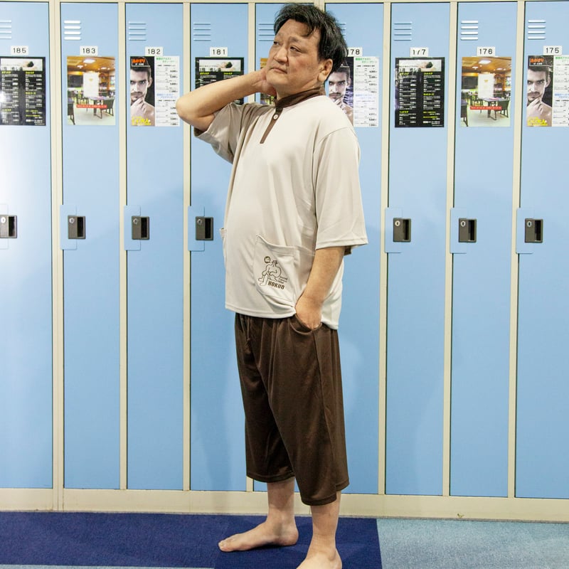 北欧NW公式コラボリラックス ワッフルシリーズ 上下 L L サウナ