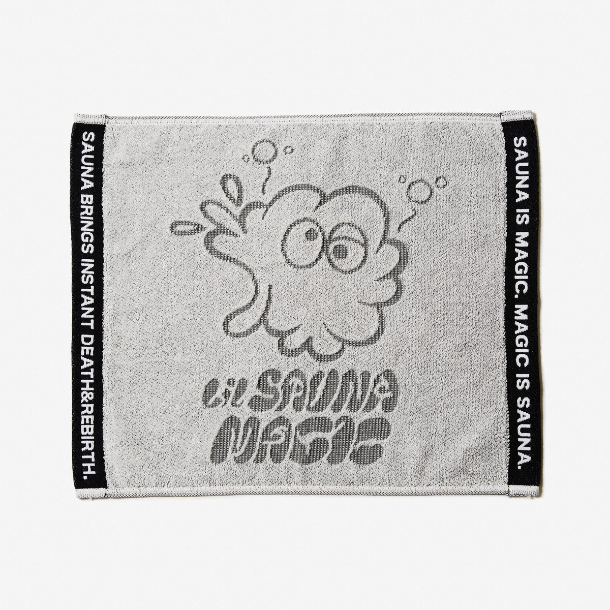 サウナのよろこびくん】凸凹ジャガードサウナマット兼でかハンドタオル