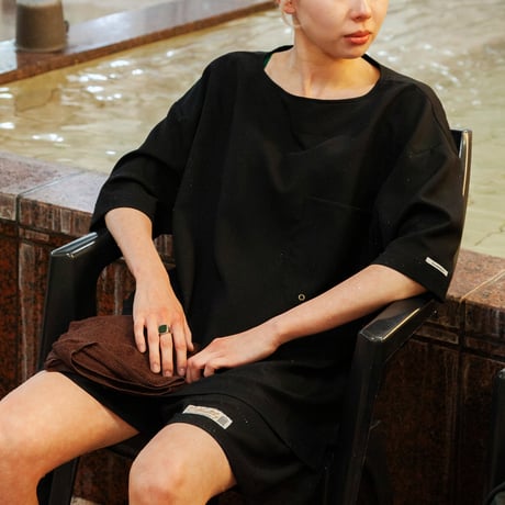 Sauna↔︎Living Dot Mesh P/Oシャツ