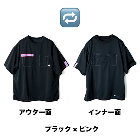 【機能性R/V】トリコロールテープTシャツ
