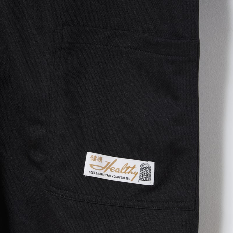 【希少新品】錦糸町ニューウイング館内着風ポシェット 公式コラボ】ニューウイング館内着 BLKシリーズ | サウナグッズ