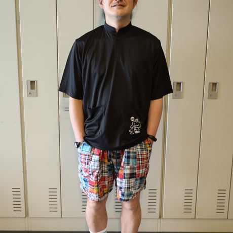 【アメトラ風🗽】ダブル×ダブルパッチワークサウナパンツ グリーン系｜レッド系