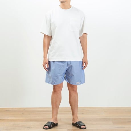 サウナパンツ アップデート サウナマット風 ライトブルー/セージ