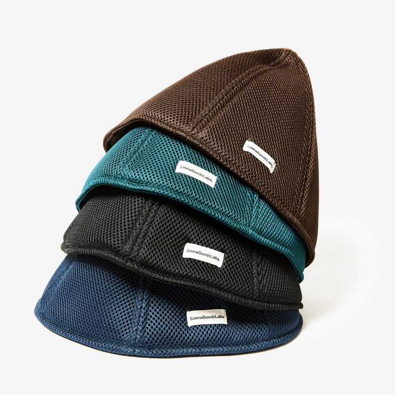 メッシュ】スタンダードサウナハット (パッケージ入り) ｜4色展開
