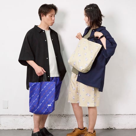 【サウナ北欧コラボ】総柄サウナグッズ(R/Vトート・サウナパンツ)