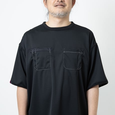 【機能性R/V】トリコロールテープTシャツ
