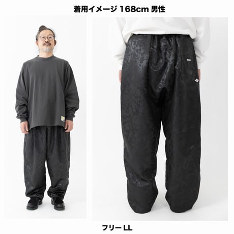 チャイナサウナパンツ4.0 黒花柄🌸｜⚠️12/上〜中旬発送分先行予約🉐