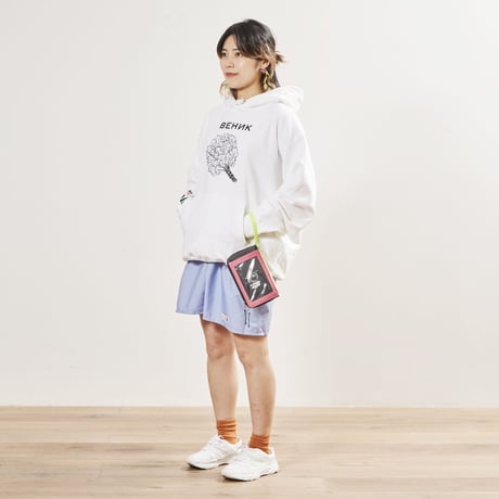 サウナパンツ アップデート ライトブルーxメッシュ（ネオンイエロー）