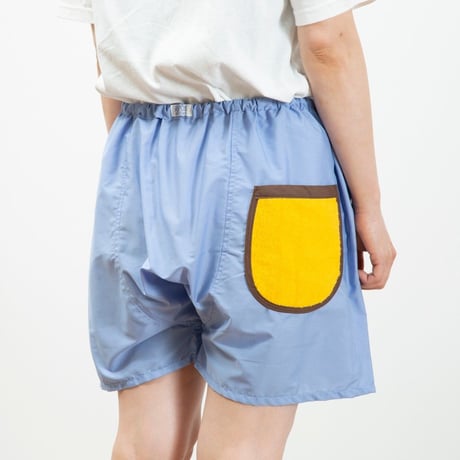 サウナパンツ アップデート サウナマット風 ライトブルー/セージ