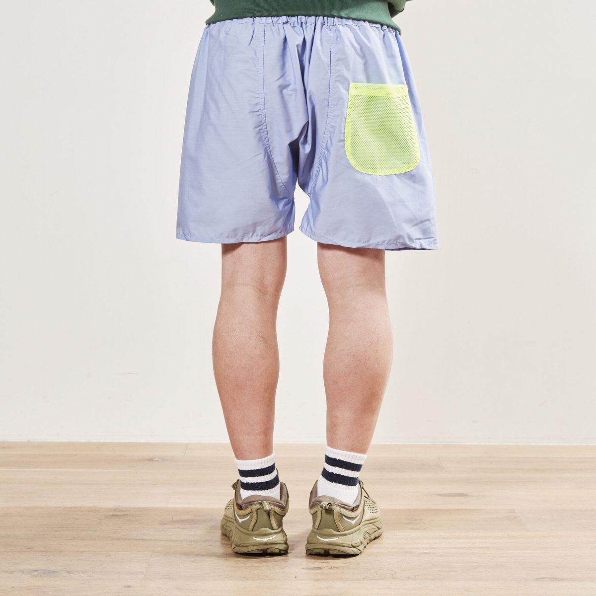 サウナパンツ アップデート ライトブルーxメッシュ（ネオン