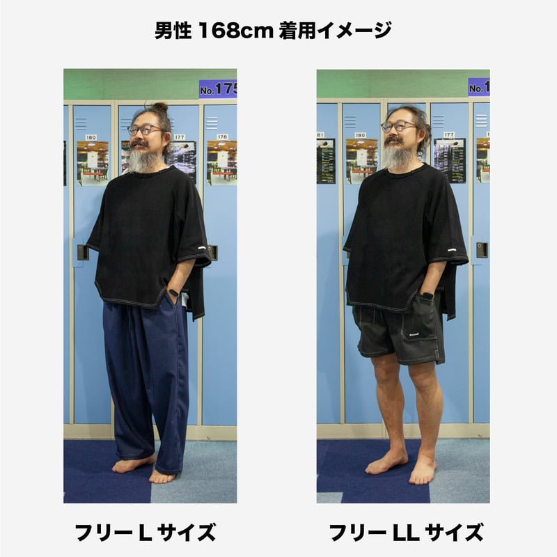 希少品　WORLD GYM ラグトップ　レインボーカラー　フィジーク　ビルダー バズーカ岡田コラボ】ボディビル由来🏋️のヘビーワッフルラグ