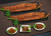 【お買い得・ファミリーセット】特上うなぎの蒲焼き２尾とお好きな佃煮３個セット