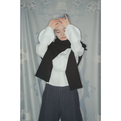 JACQUEMUS / KNITTED PONCHO TOP