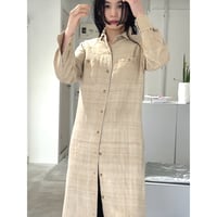 SILK SHIRT DRESS