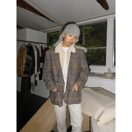 PLAID PATTERN JACKET