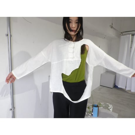 MASKER B / HAND STITCH PULLOVER TOP