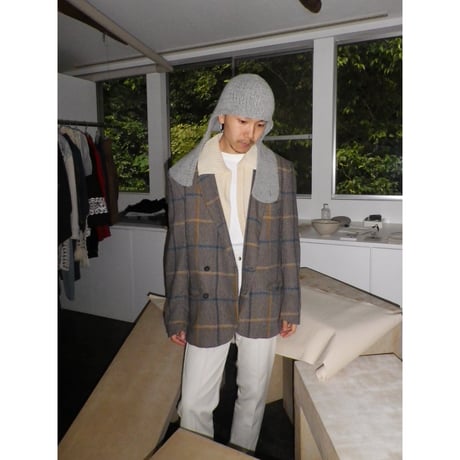 PLAID PATTERN JACKET