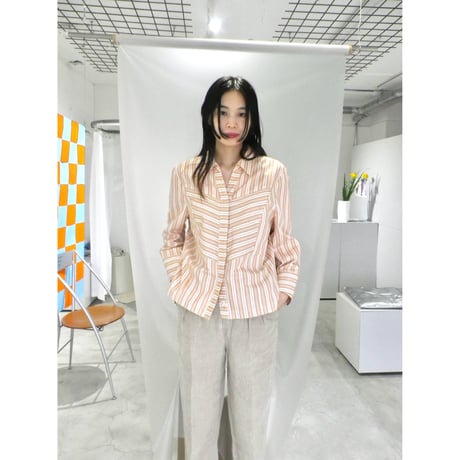 OPEN COLLAR SHIRT JACKET