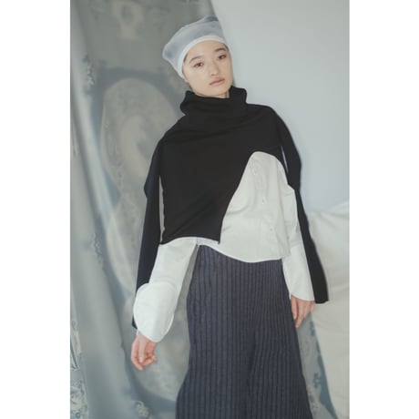 JACQUEMUS / CIRCLE CUFFS BLOUSE