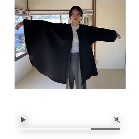 ORDER MADE ASYMMETRY PONCHO