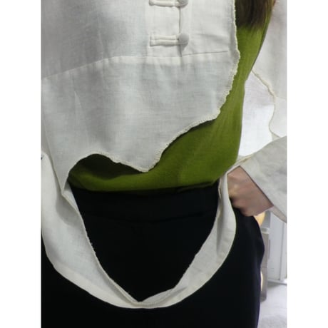 MASKER B / HAND STITCH PULLOVER TOP