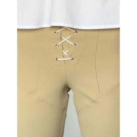 LACE UP FLARE PANTS