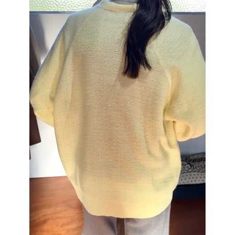 RAGLAN SLEEVE KNIT CARDIGAN