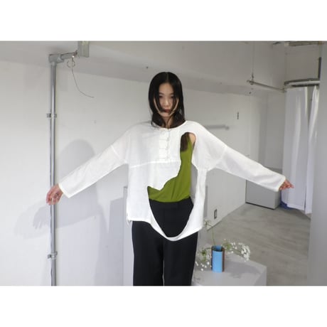 MASKER B / HAND STITCH PULLOVER TOP