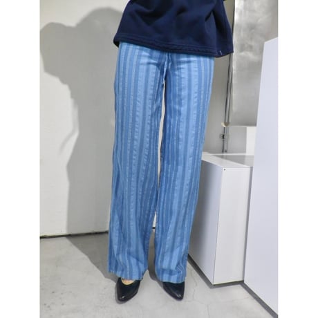 STRIPE COTTON PANTS