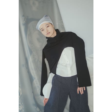 JACQUEMUS / KNITTED PONCHO TOP