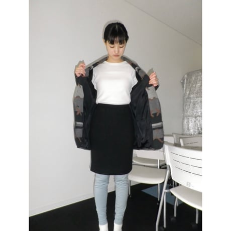 WOOL KNIT SKIRT