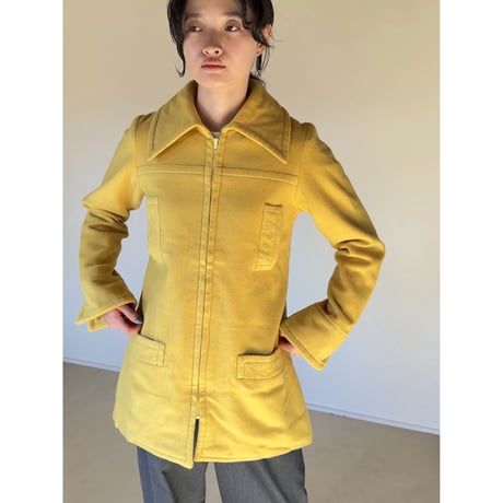 ORDER MADE ZIP HALF COAT