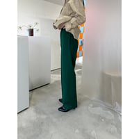 CREASE STITCH ELASTIC PANTS
