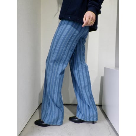 STRIPE COTTON PANTS