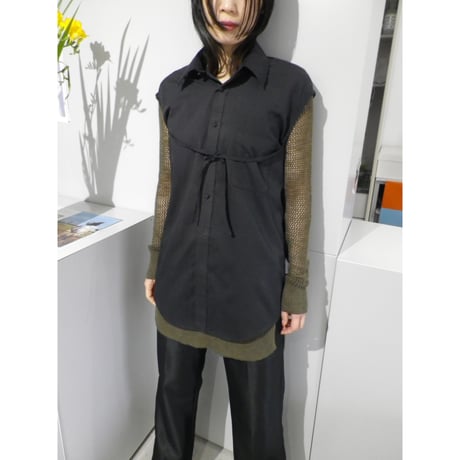 MASKER B / SLEEVELESS SHIRT TOP