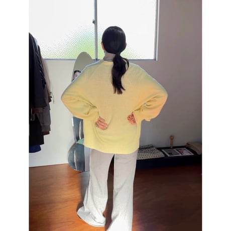 RAGLAN SLEEVE KNIT CARDIGAN